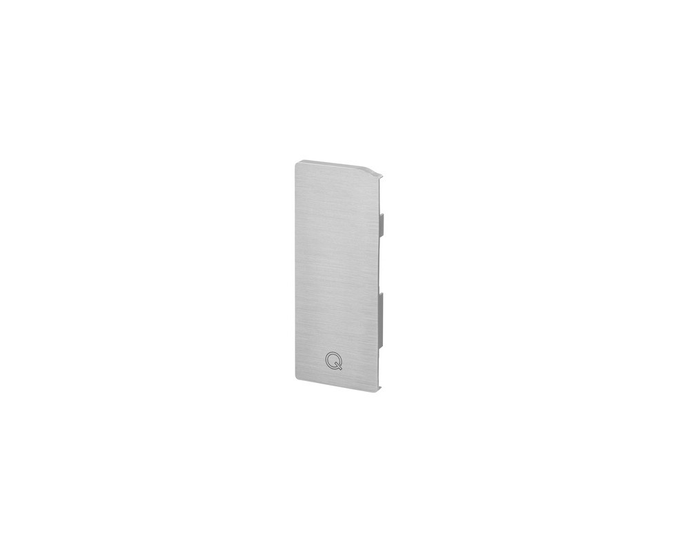 Tapón de acabado derecho Easy Glass Slim lateral con revestimiento Q-railing 8034