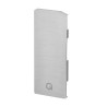 Tapón de acabado derecho Easy Glass Slim lateral con revestimiento Q-railing 8034