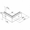 Esquina exterior Easy Glass Smart montaje lateral aluminio Q-railing 8231