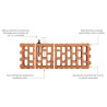 Pieza de arcilla ECOrec City 19 térmico 330x190x249mm