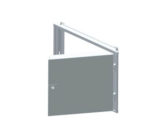 Registro batiente cortafuego EI2 60 700x700mm cerradura triángulo