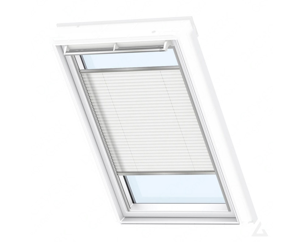 Cortina plisada manual Velux FHL C04 1016S blanca