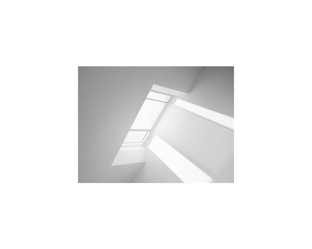 Cortina plisada manual Velux FHL C04 1016S blanca
