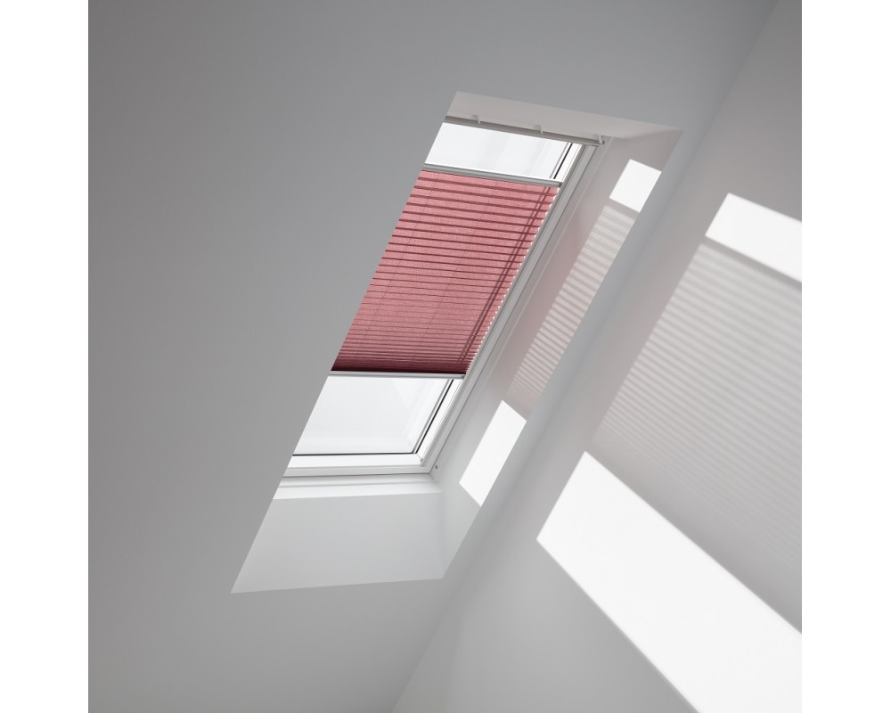 Cortina plisada manual Velux FHL S06 0155S (1279) granate