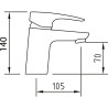 Grifo de lavavo monomando NF Bahama Xtreme Clever 98175