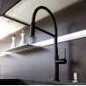 Grifo monomando fregadero Chef Slim negro Clever 60146