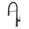 Grifo monomando fregadero Chef Slim negro Clever 60146