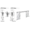 Juego de accesorios Lite Glass + Glass 100 V10 + GALERÍA 1,5m Klein 2165