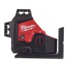 Nivel láser de 3 líneas M12 Milwaukee M123PL-0C