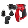 Taladro atornillador multicabezal de montador M12 FUEL con portabrocas desmontable Milwaukee M12FDDXKIT-0X