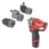 Taladro percutor sub compacto con portabrocas desmontable M12 FUEL  Milwaukee M12FPDXKIT-202X