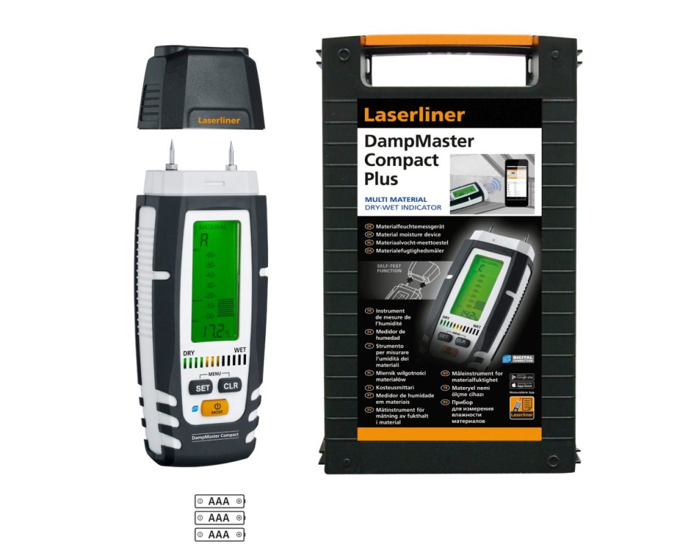 Medidor de humedad en materiales Laserliner DampMaster Compact Plus
