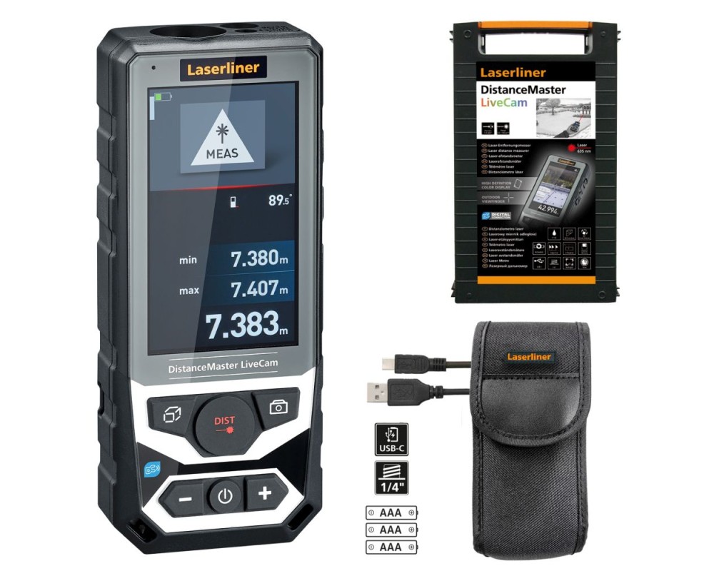 Medidor láser Laserliner DistanceMaster LiveCam