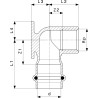 Placa mural Sanpress Inox Viega 2325.5