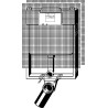 Bloque de inodoro Viega Mono Tec 8308