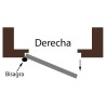 Puerta cortafuegos EI2 60 885x2035mm empujar derecha Novoferm Basis