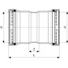 Manguito inoxidable XL Viega Sanpress 2315XL