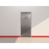 Puerta acorazada de trastero blanca con ventilación 887x2035mm empujar derecha Tesa Bunker