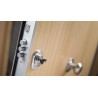Puerta acorazada blanca 975x2065mm empujar izquierda Tesa Premium