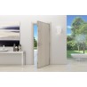 Puerta acorazada blanca 975x2065mm empujar izquierda Tesa Premium