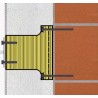 Soporte PU rectangular Eco-Fix TK - 100mm para cargas pesadas en SATE
