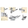 Soporte PU rectangular Eco-Fix TK - 100mm para cargas pesadas en SATE