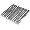 Reja inox tipo tramex 167x167x25mm