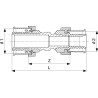 Acoplamiento reductor bronce Viega Smartpress 6715.2