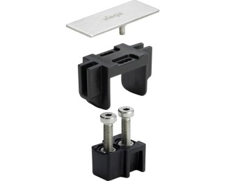 Juego de accesorios Viega Advantix 4965.50 en acero inoxidable mate