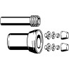 Kit de conexión tubo conector + racor DN90 Viega 8010.27