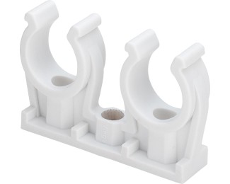 Grapa plástico doble para tubo Viega 94826C2
