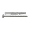 Taco multiexpansión X3 con tornillo cabeza hexagonal inox A4 Ø10x60