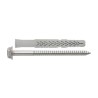 Taco multiexpansión X3 con tornillo cabeza hexagonal inox A4 Ø10x85