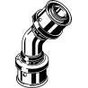 Codo 45º inoxidable Viega Smartpress 6726