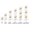 Andamio modular de aluminio Svelt Millenium TMILLS10 - Módulo A