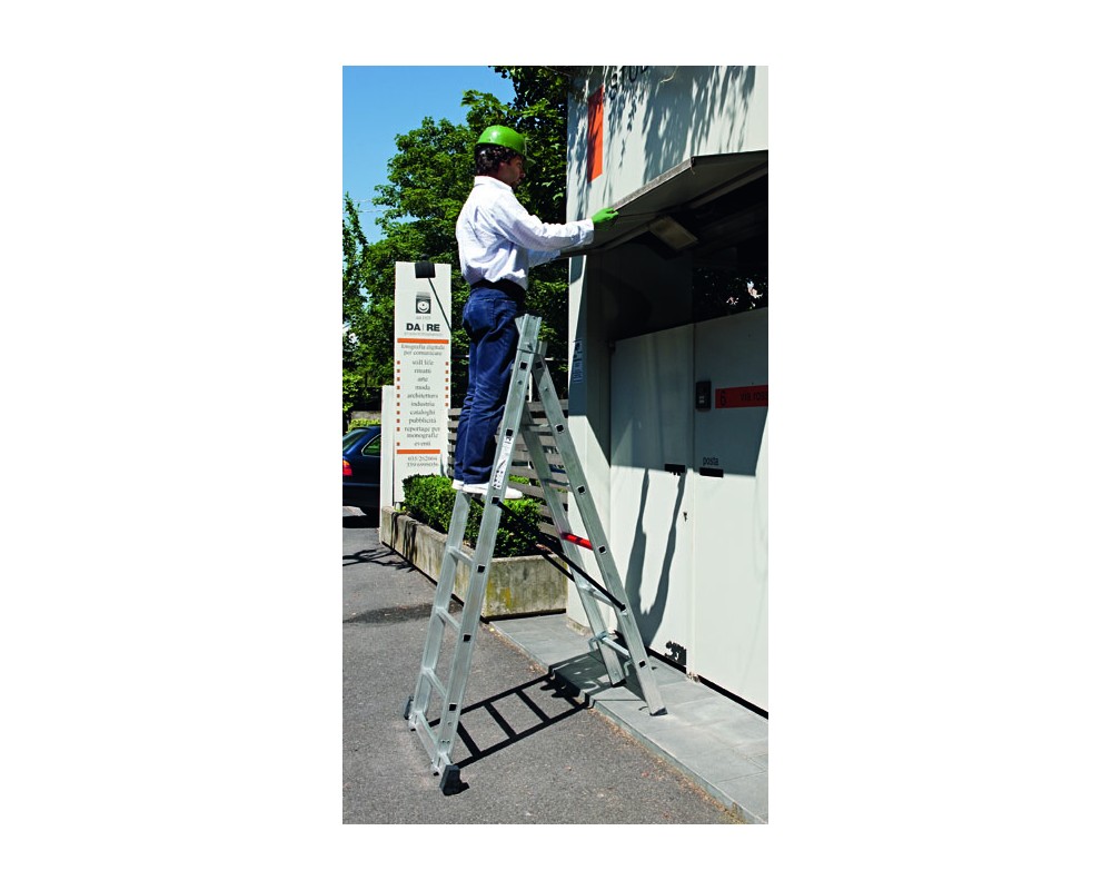 Andamio profesional de aluminio transformable en 2 escaleras Svelt Target