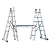 Andamio profesional de aluminio transformable en 2 escaleras Svelt Target