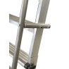 Escalera con peldaño ancho y guarda-cuerpos perimetral Svelt Telefly Light