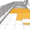 Adhesivo elástico e impermeable para pegado de baldosas SikaBond T-8 cubo 10L