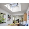 Ventana giratoria solar Velux GGU 007030 de poliuretano blanco