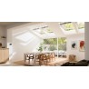 Ventana giratoria solar Velux GGU 007030 de poliuretano blanco