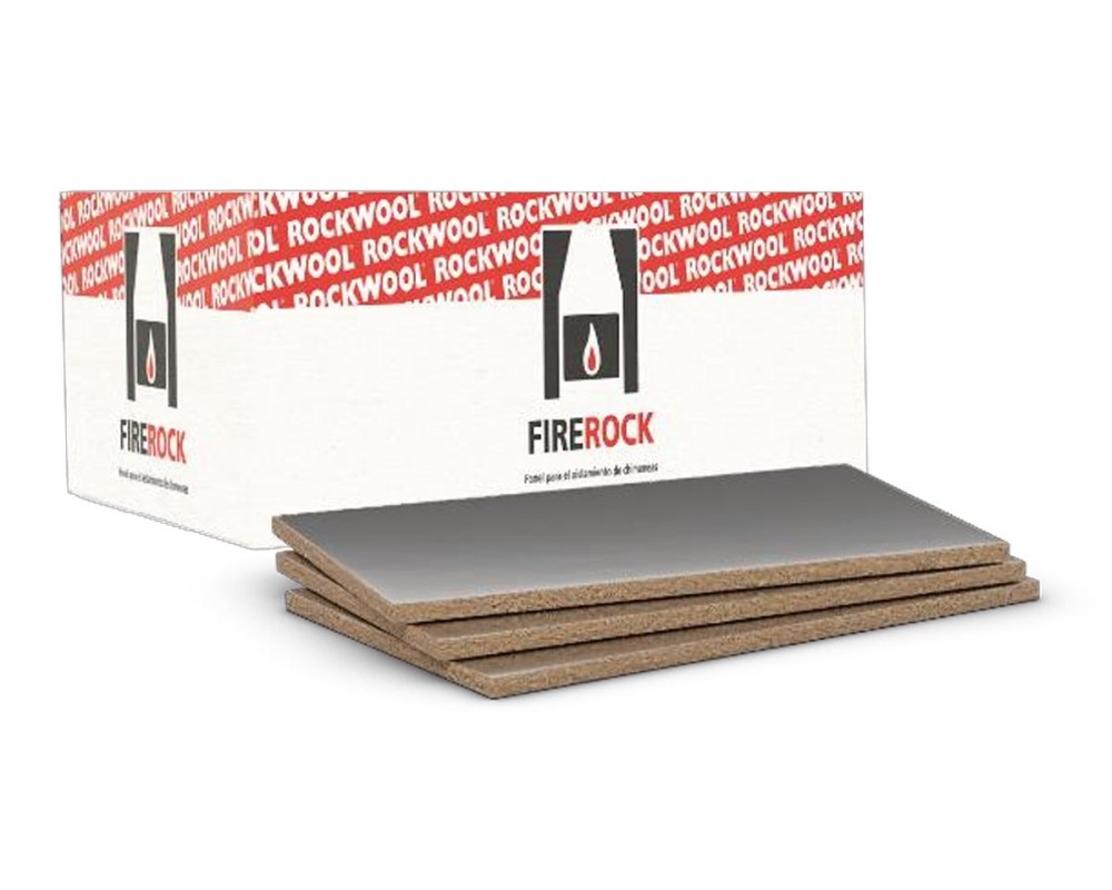 Panel de lana de roca 1000x600x30mm Rockwool Firerock  910.219