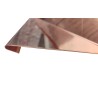Lagrimero de cobre 15x130x90x15x2000mm espesor 0,6mm