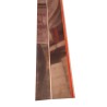 Lagrimero de cobre 15x130x90x15x2000mm espesor 0,6mm