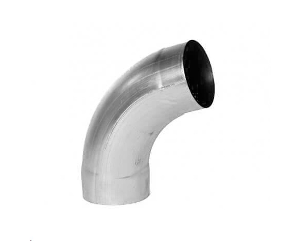Codo redondo zinc 72º  Ø80mm para bajante de canalón