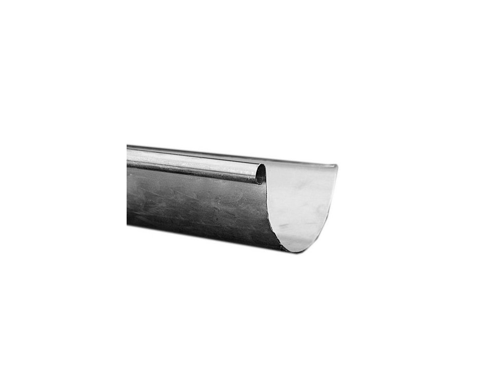 Canalón redondo zinc 3m Ø333x0,6mm