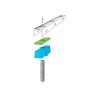 Perfil galvanizado Granab Sistema 7000 perfil 2600mm