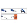 Pistola silicona Powerflow 310ml 18:1