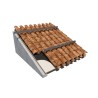 Gancho salvateja ajustable para teja curva inox A2 Index GS-TC