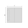 Panel de pendiente impermeabilizante Schluter KERDI-SHOWER-LTS